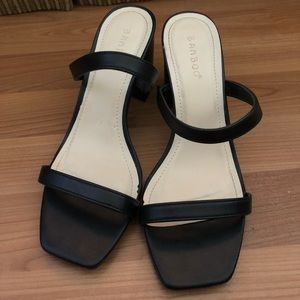 Bamboo Square toe heels